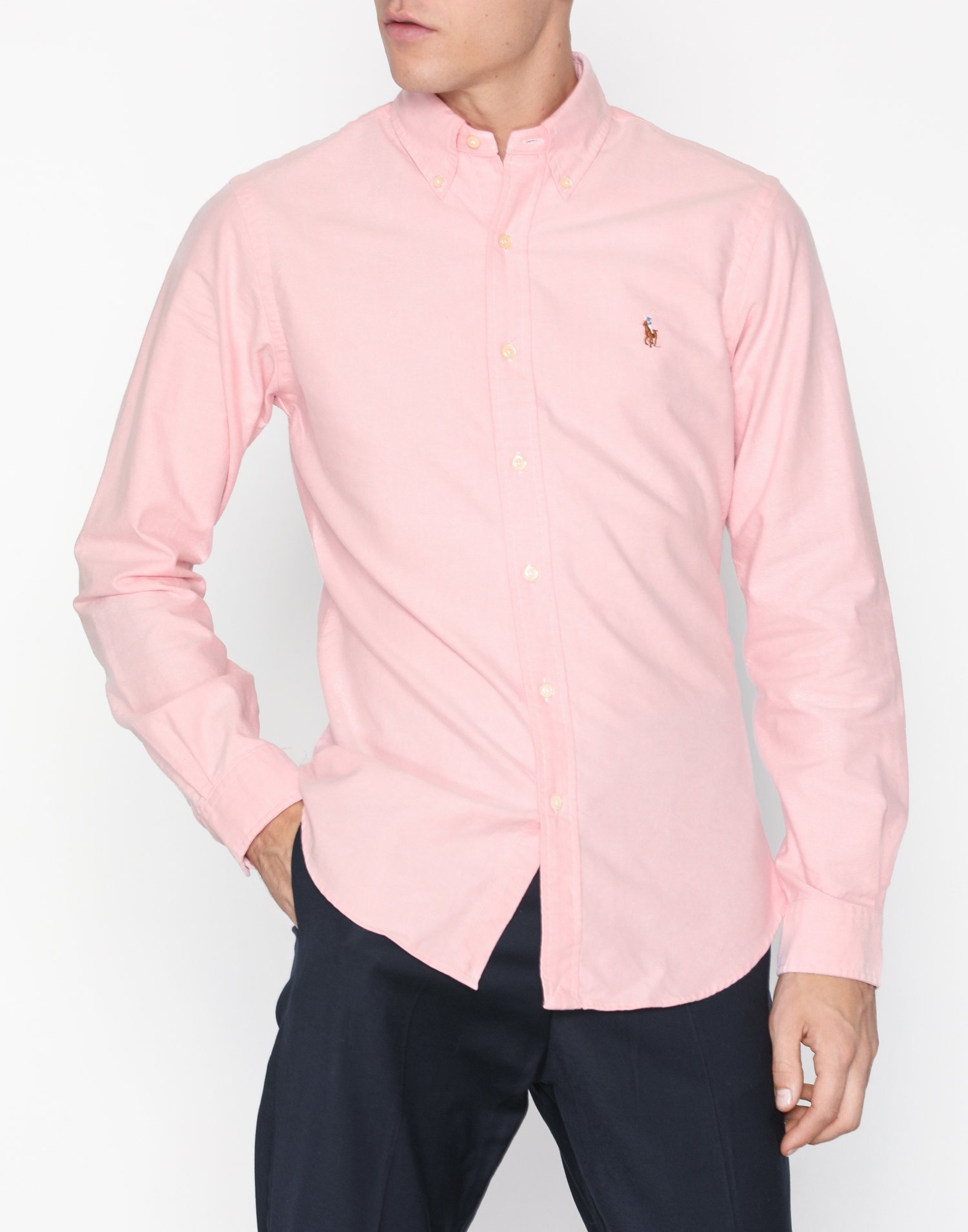 mens pink ralph lauren shirt