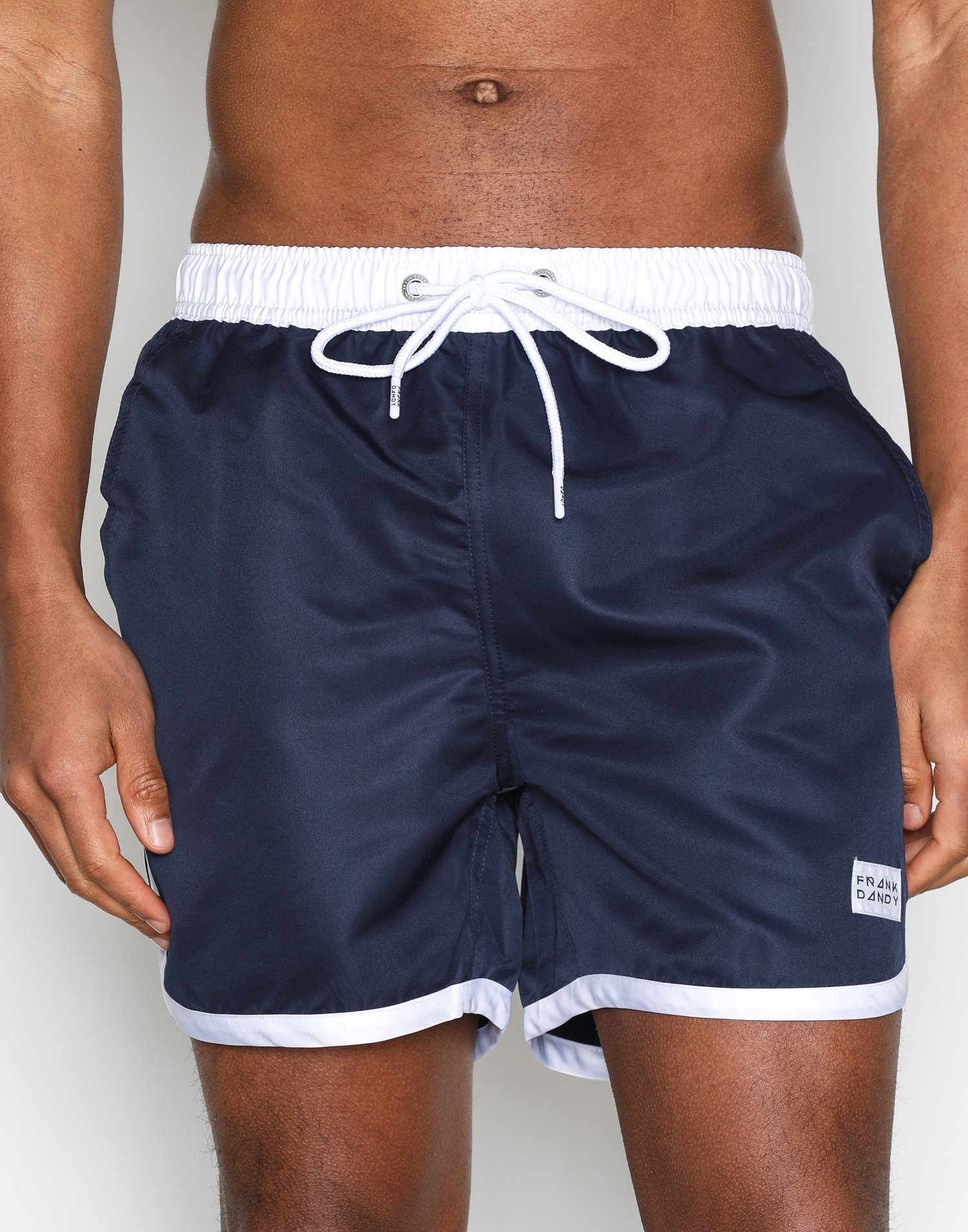 St Paul Long Bermuda Shorts Frank Dandy Dark Navy Swim Shorts