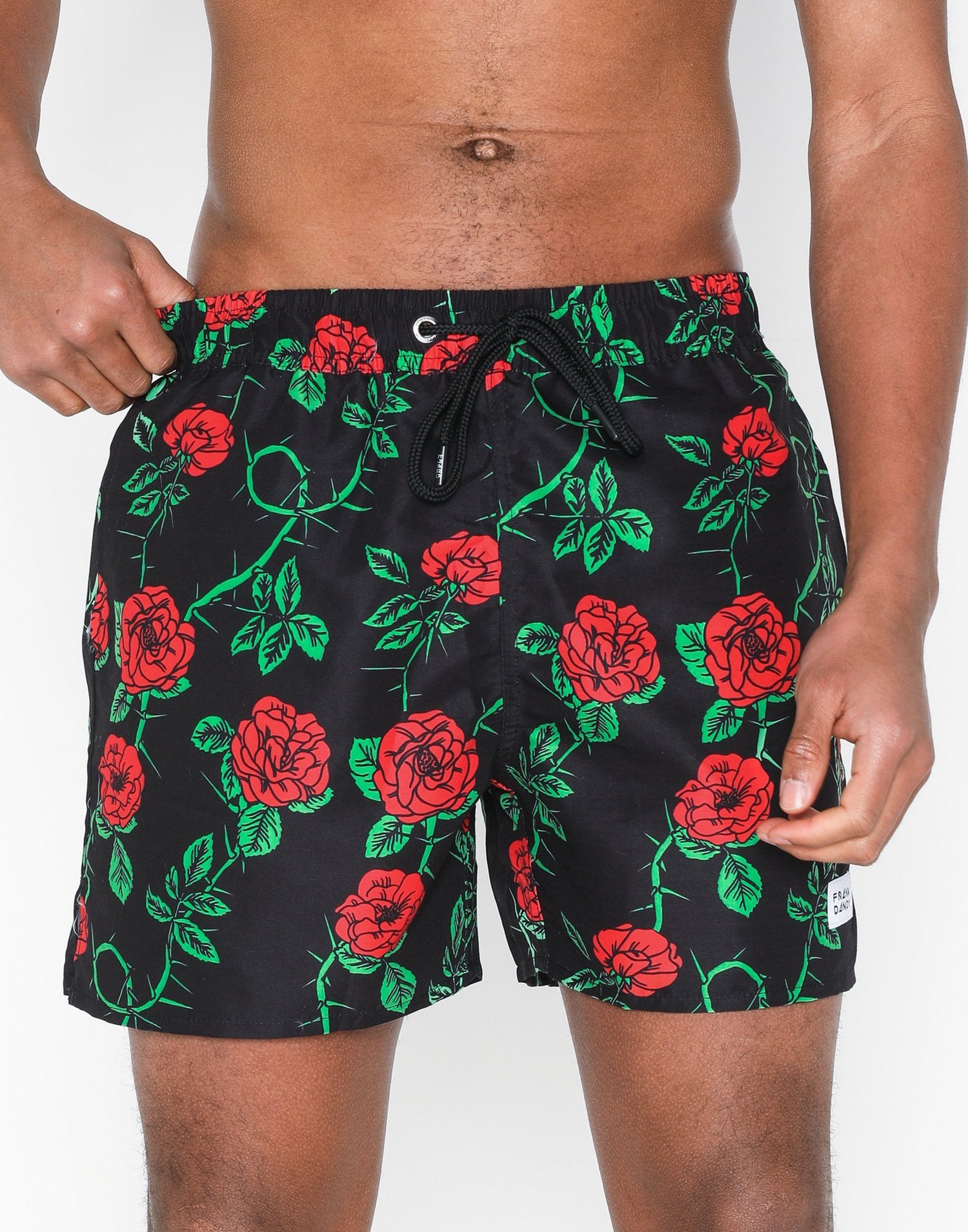 rose swim trunks