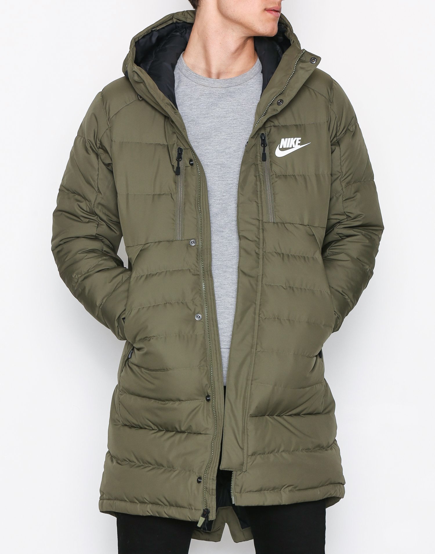 nike down fill parka mens