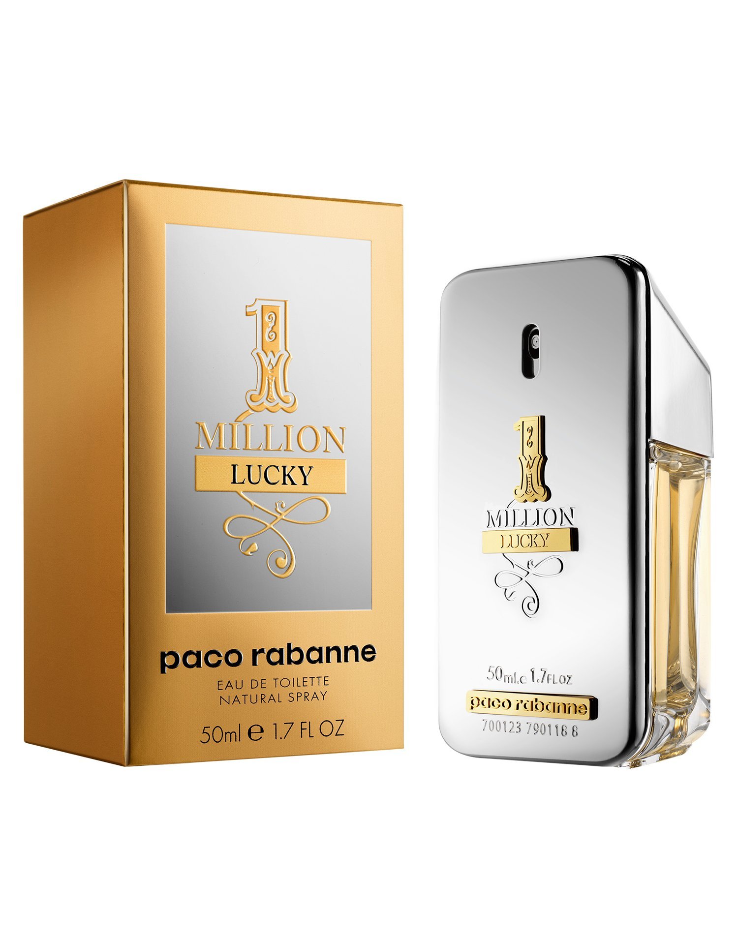 One Million Lucky Edt Paco Rabanne Transparent Perfume Hygiene