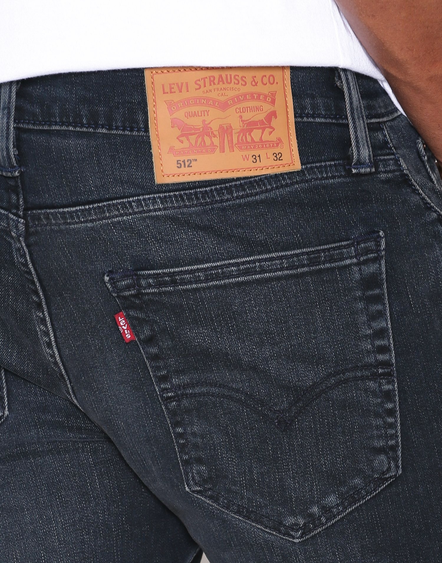 512 Slim Taper Fit Steinway - Levis - Denim Blue - Jeans - Clothing ...