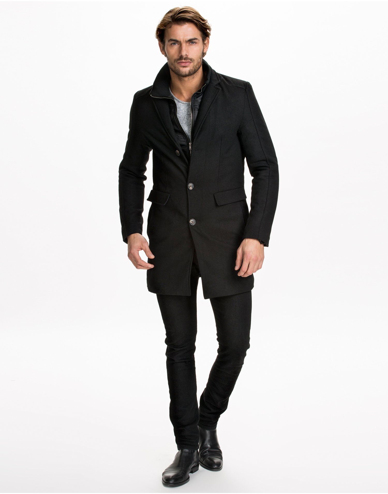 Riley Jacket - Selected Homme - Black - Jackets - Clothing - Men ...